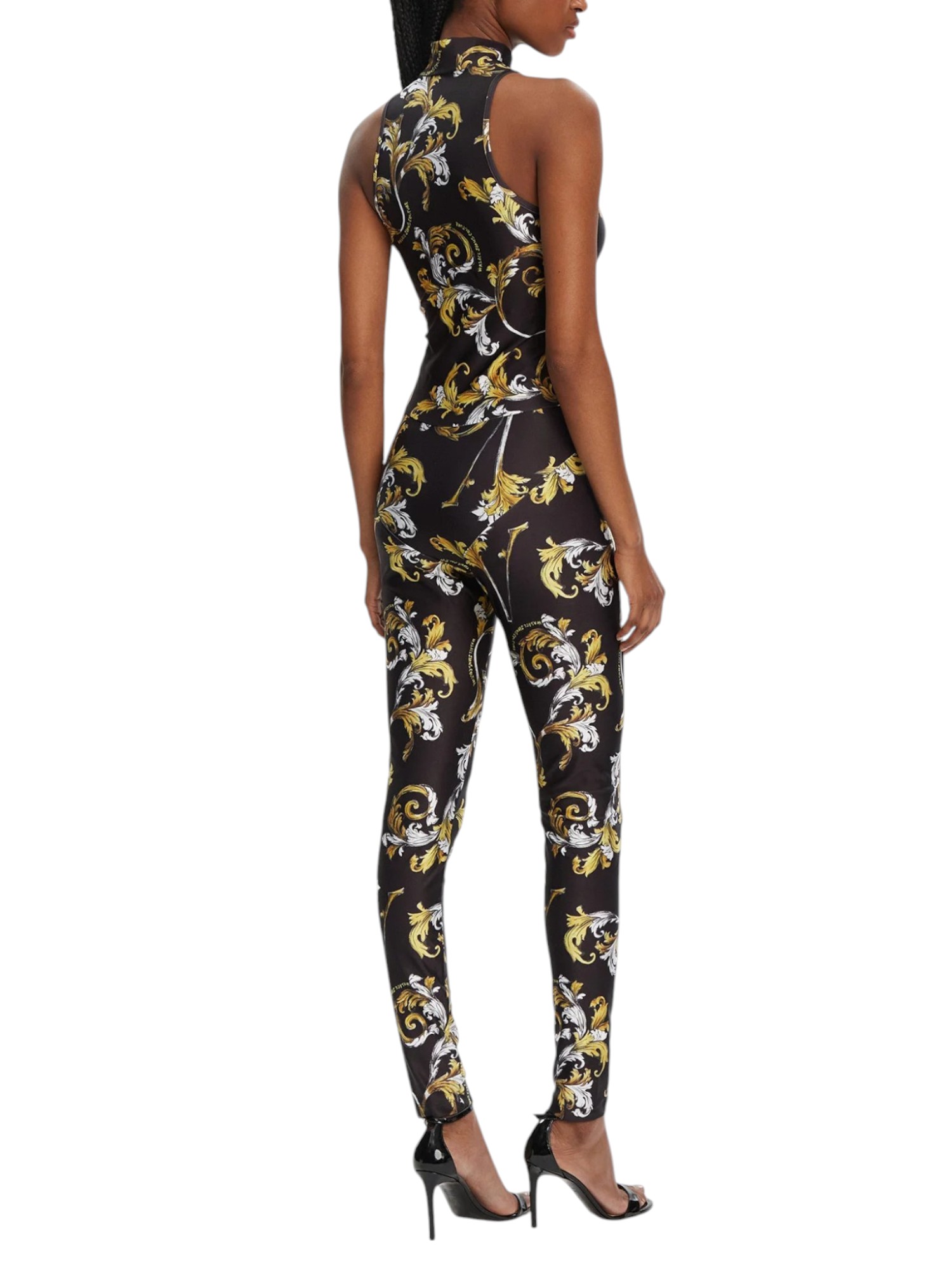 All-over baroque print jumpsuit - VERSACE JEANS COUTURE